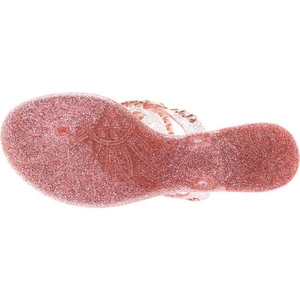 rose gold jelly shoes