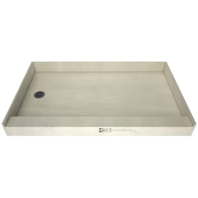 Tile Redi P4248LPVC Redi Base 48" x 42" Rectangular Shower Base with