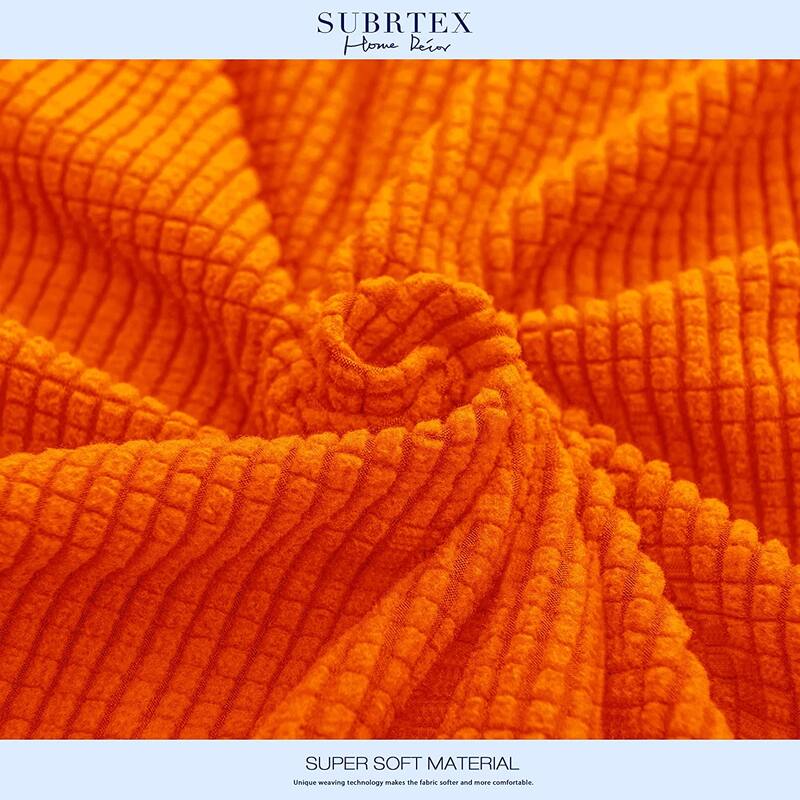 Subrtex Plaid Stretch Sofa Cushion Cover
