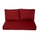 preview thumbnail 17 of 163, Haven Way Universal Outdoor Deep Seat Loveseat Cushion Set