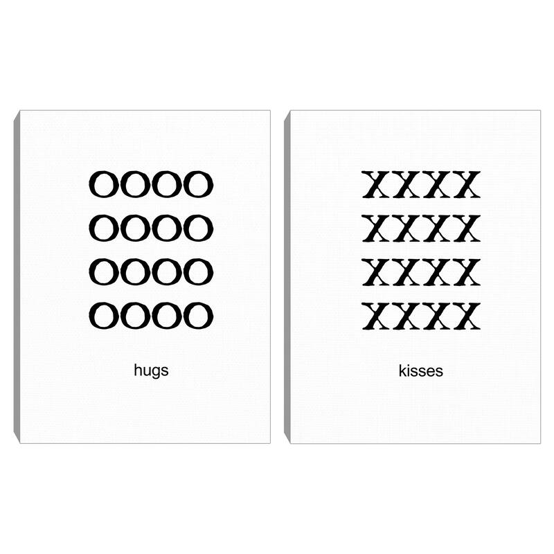 Hugs & Kisses by Design Lab Canvas Art Prints