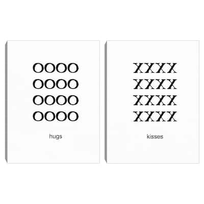 Hugs & Kisses by Design Lab Canvas Art Prints