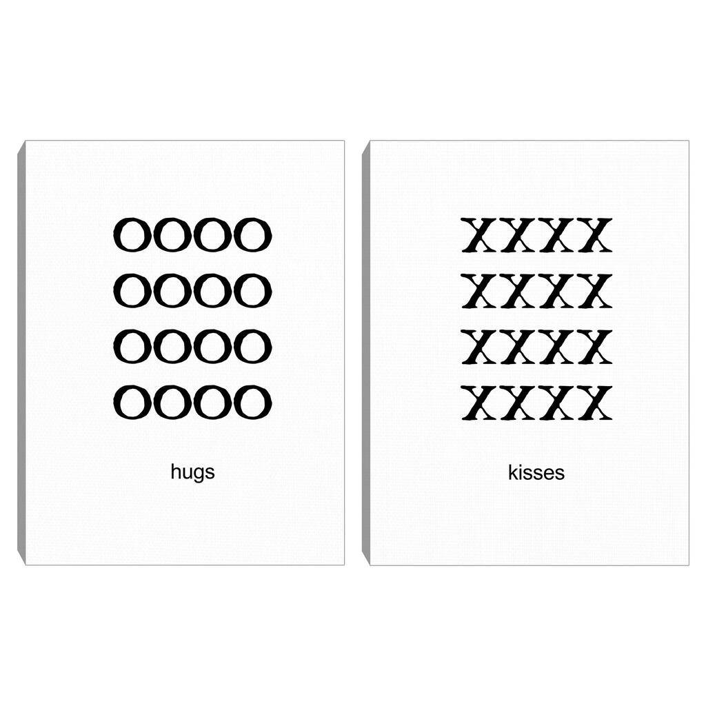 Hugs & Kisses by Design Lab Canvas Art Prints