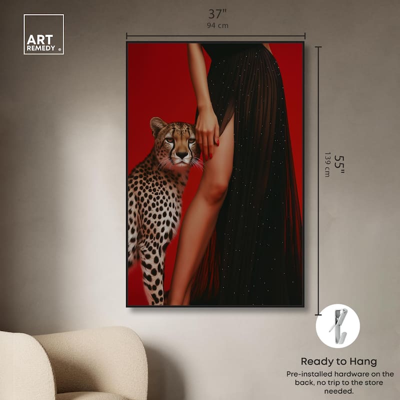 Wild at Heart Canvas by Art Remedy