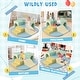 preview thumbnail 11 of 12, 9-Piece Soft Foam Climbing Blocks for Toddlers, Crawl and Climb Foam Play Set for Kids Indoor Gym - 51"X51"X17"