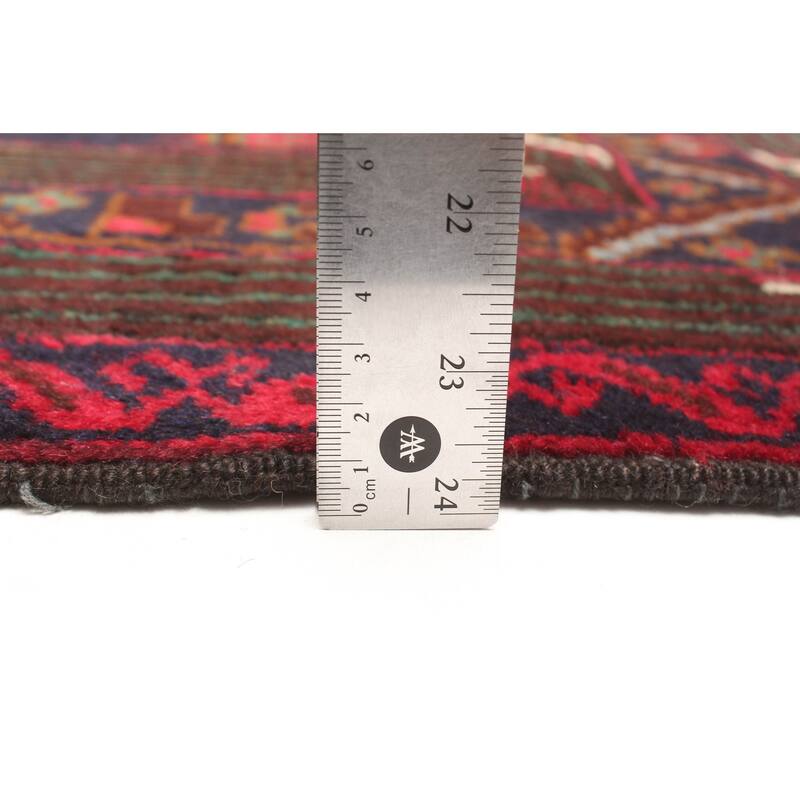 ECARPETGALLERY Hand-knotted Teimani Dark Navy Wool Rug - 3'2 x 5'5