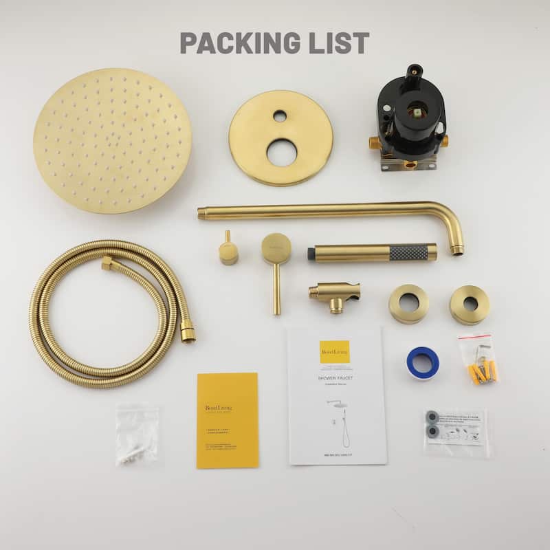 2-Function 10-In Wall Mounted Shower System