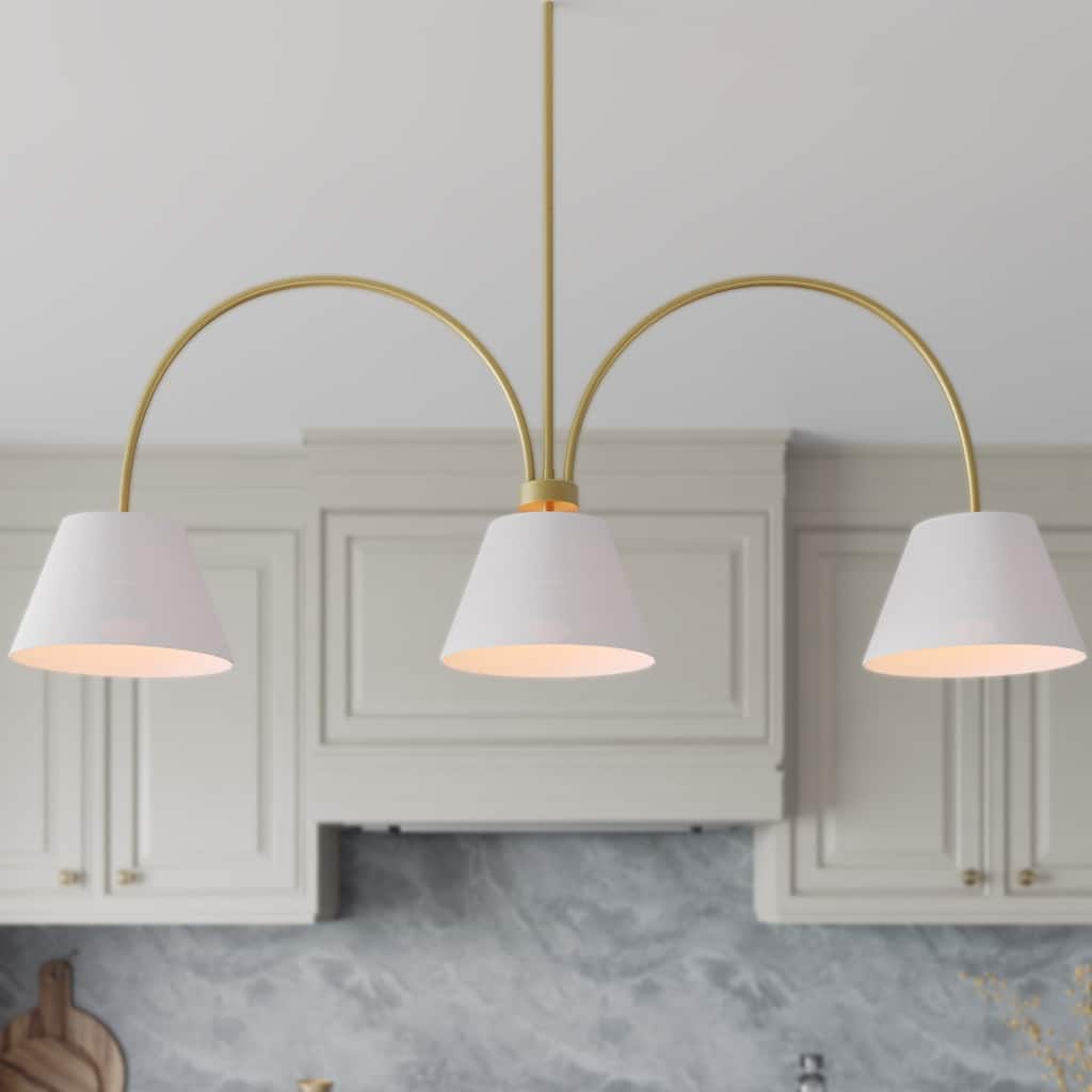 Acroma 3-Light Dimmable Dining Room Chandelier