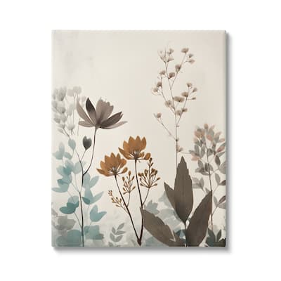 Stupell Soft Beige Botanicals Canvas Wall Art Design by Petals Prints Design