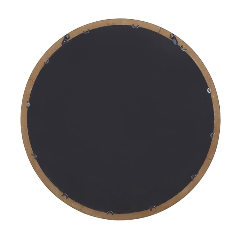 Wood Minimalistic Room Wall Mirror - Brown - Roche River Decor