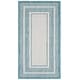 preview thumbnail 136 of 140, SAFAVIEH Courtyard Vickie Indoor/ Outdoor Waterproof Patio Backyard Rug 2' x 3'7" - Ivory/Aqua