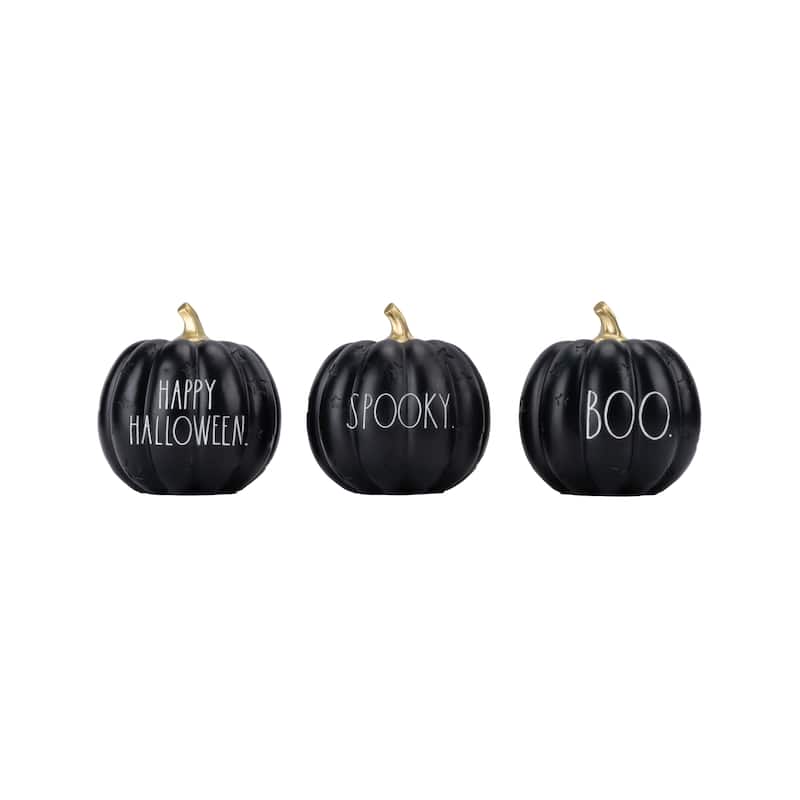 RAE DUNN Thanksgiving Decorative Pumpkins - Set Of 3
