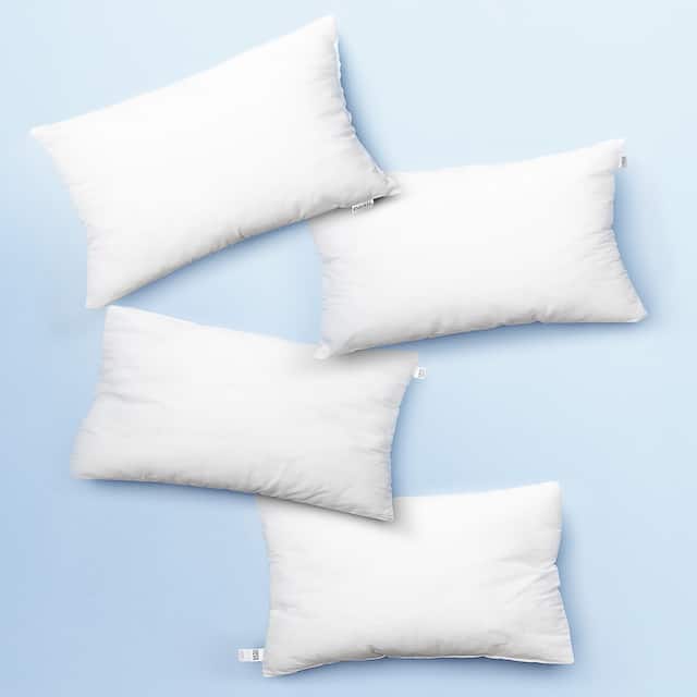 Nestl Throw Pillow Insert - 12 x 18 - Set of 4