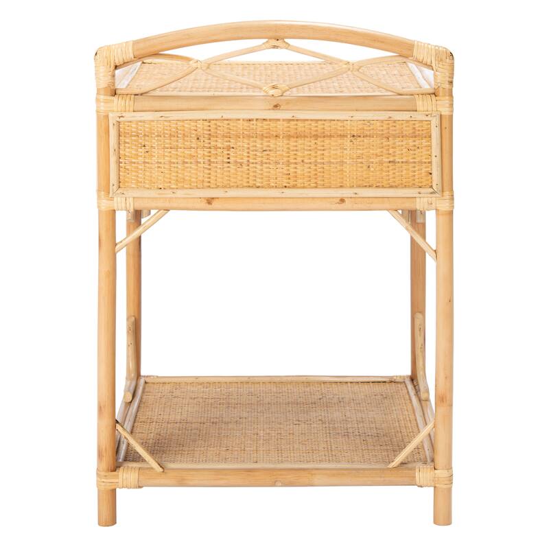 SAFAVIEH Aaliyah Bea Coastal 1-Drawer 1-Shelf Nightstand
