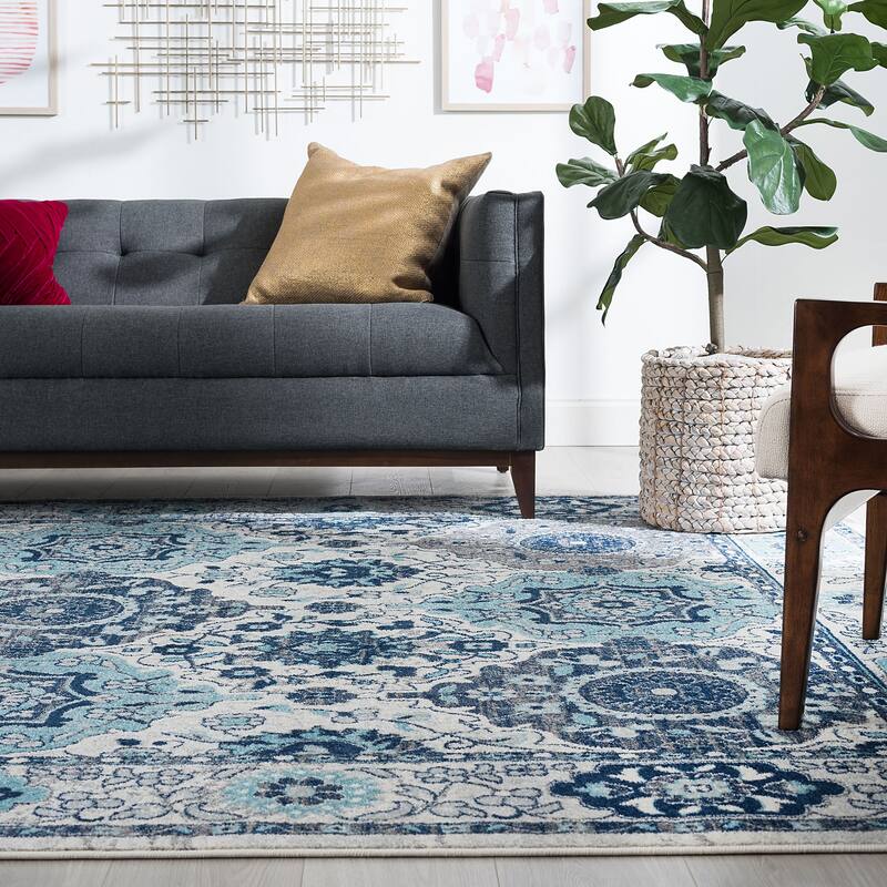 Jade Glam Geometric Indoor Area Rug