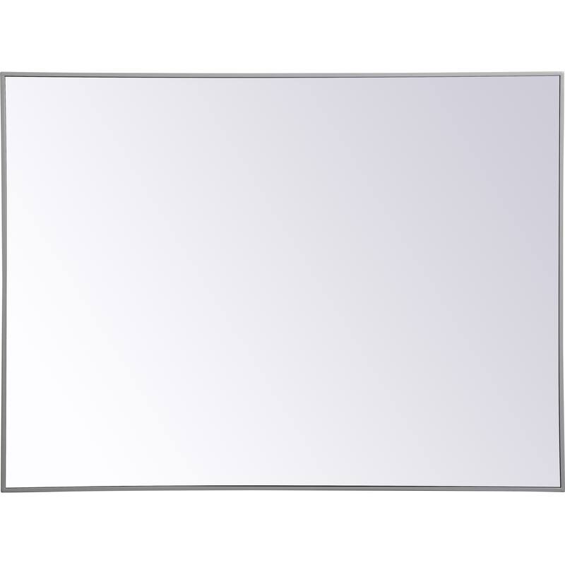Elegant Lighting Eternity 36" x 48" Rectangular Beveled Metal Framed