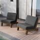 Option Dark Grey/2 Set Chairs