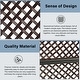 preview thumbnail 139 of 166, Outdoor Privacy Screen with Stand for Patio Garden Metal Fence