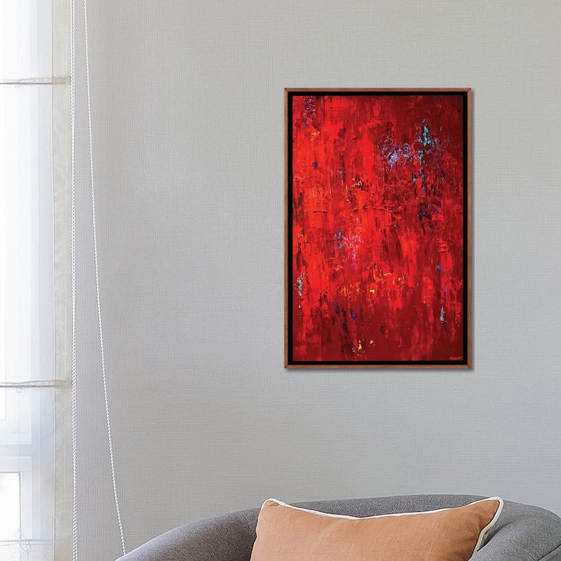 "Red" by Osnat Tzadok Framed