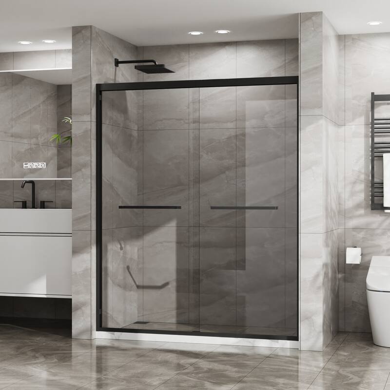 Double Sliding Glass Shower Door