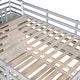 preview thumbnail 23 of 43, Bunk Bed with 2 Drawers & 3 Shelves, Castle Style Bedframe with Slide for Kids Boys/Girls/Teens