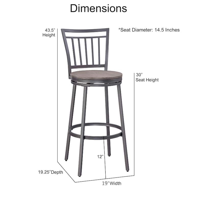 Tilbury Swivel Bar Stool