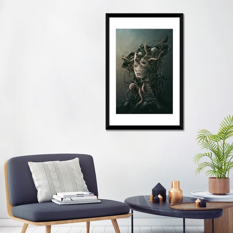 iCanvas "Skull Queen XVI" by Riza Peker