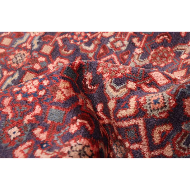 ECARPETGALLERY Hand-knotted Andelz Dark Navy Wool Rug - 3'4 x 10'4