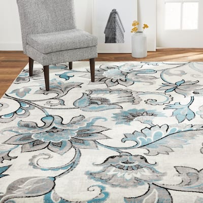 Home Dynamix Boho Odesa Contemporary Multicolor Floral Area Rug