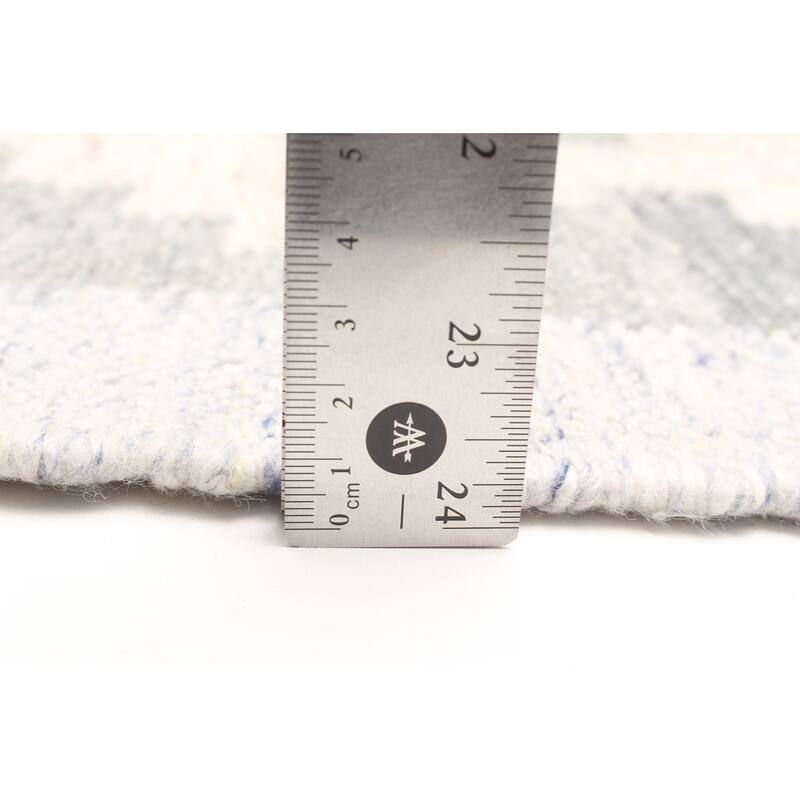 ECARPETGALLERY Flat-Weave Ankara FW Dark Grey Wool Kilim - 5'0 x 8'4