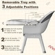 preview thumbnail 3 of 26, 8 in 1 Convertible High Chair for Babies & Toddlers Table Chair Set