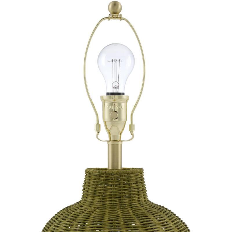 Livabliss Jacaranda Global Accent Floor Lamp - 23"H x 15"W x 15"D