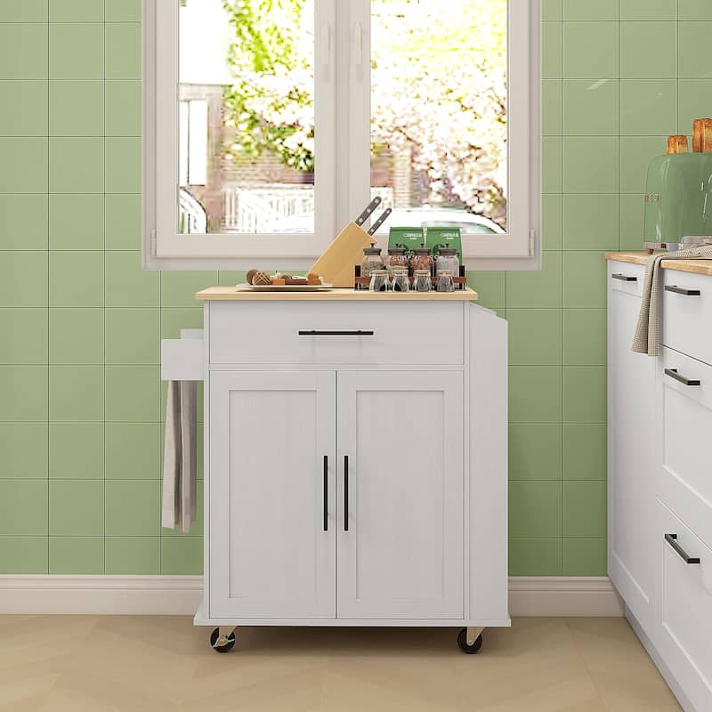 Kitchen Island With Storage(no include stool)