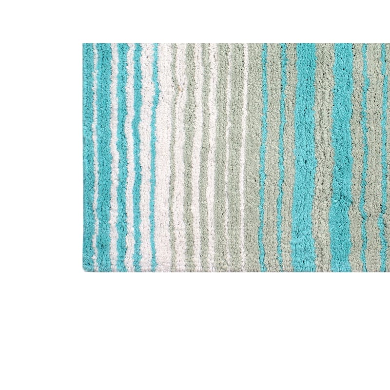Gradiation Collection Absorbent Cotton Machine Washable Bath Rug