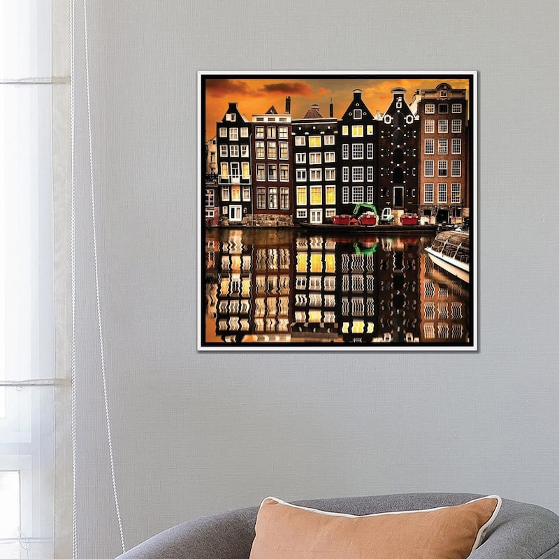 iCanvas "Amsterdam II" by Enzo Romano Framed Canvas Print