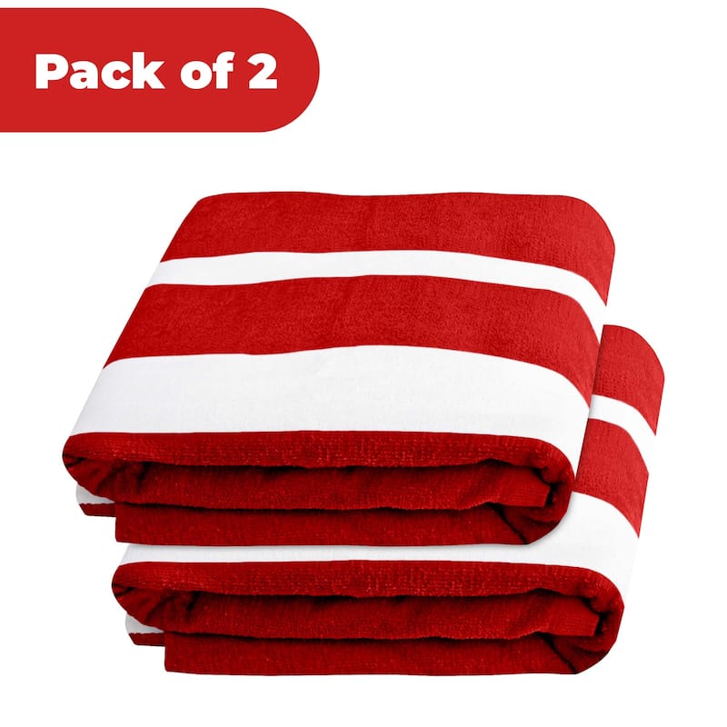 Superior Cabana Cotton Towel/ Chaise Lounge Chair Cover