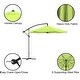preview thumbnail 7 of 30, Pure Garden 10-Foot Offset Patio Umbrella with Square Base
