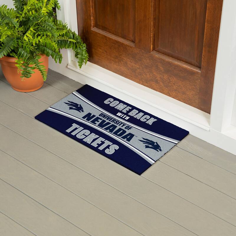 Seattle Kraken 28 in. x 16 in. PVC "Come Back With Tickets" Trapper Door Mat