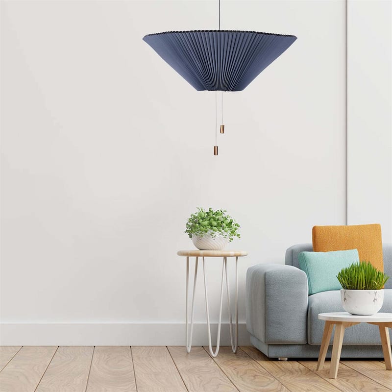 Blue Shape Changing Pendant Lamp