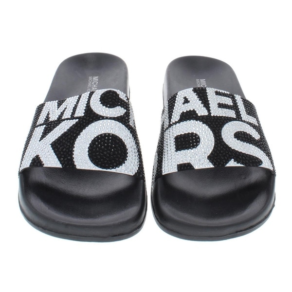 michael michael kors women's gilmore pool slide sandals
