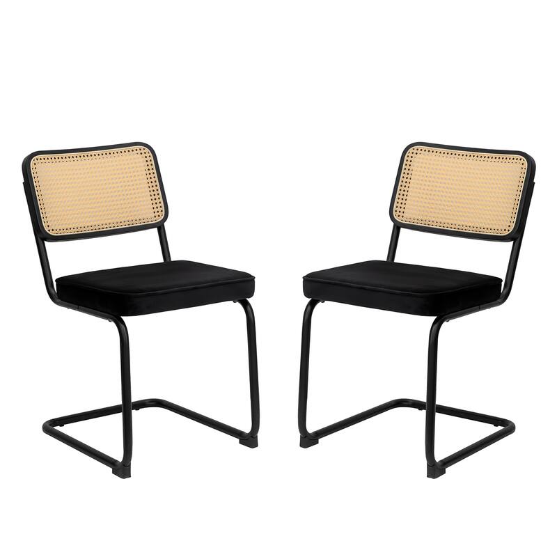 Upholstered Dining Chairs Side Accent Chairs Set of 2