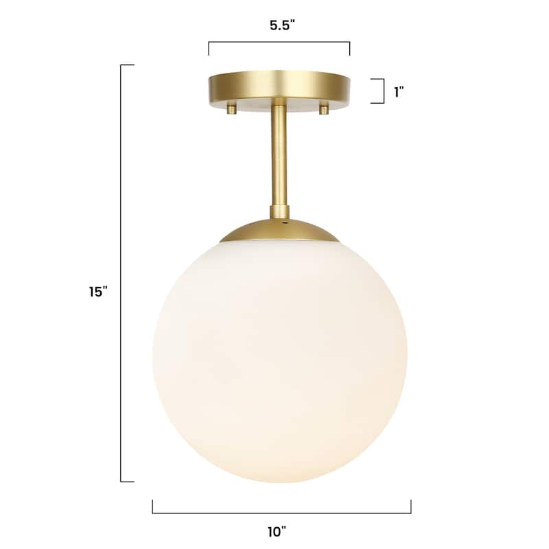 Light Society Tesler Globe Ceiling Light