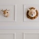 preview thumbnail 14 of 18, Crane Baby Plush Head Wall Decor