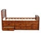 preview thumbnail 7 of 70, Twin Size Platform Storage Bed Solid Wood Bed with 6 Drawers,Paint Surface,Environmentally Friendly Materials