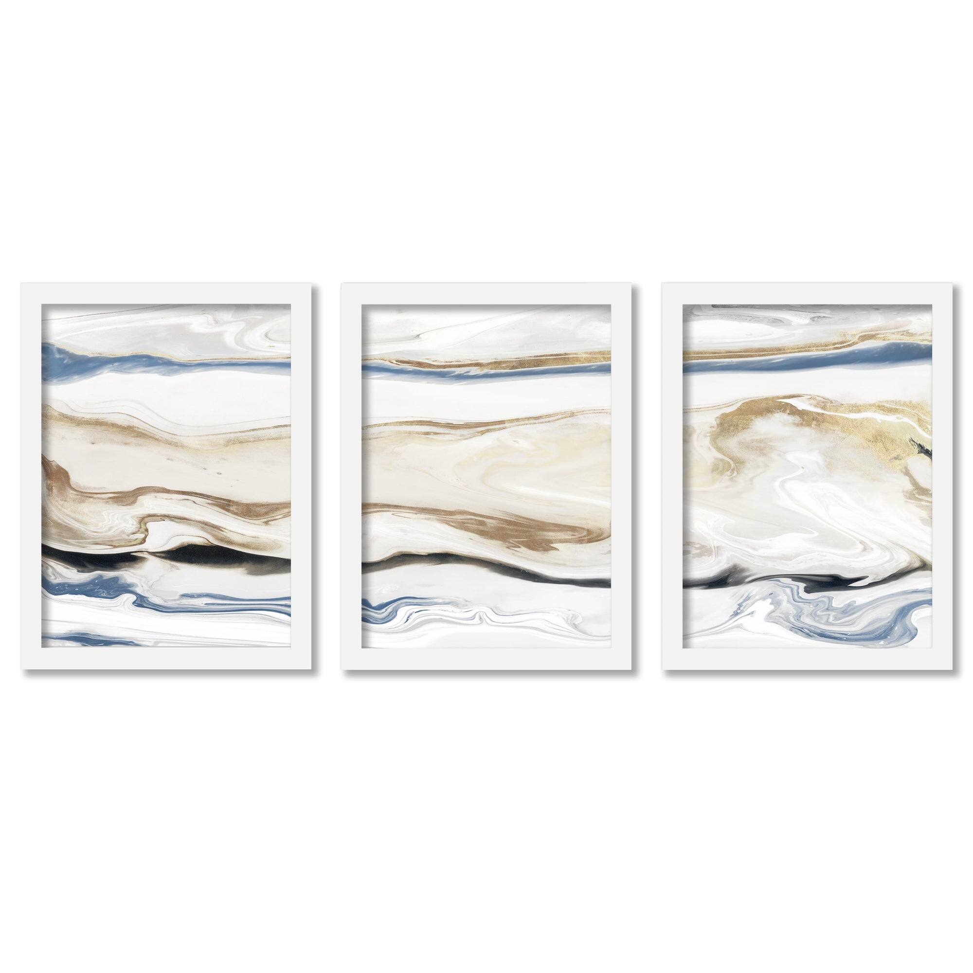 Desert Synthesis PI Creative Art Abstract 4 3 Piece Framed Gallery