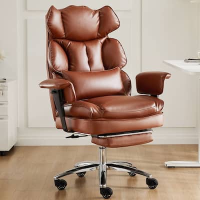 Ergonomic PU Leather Office Chair