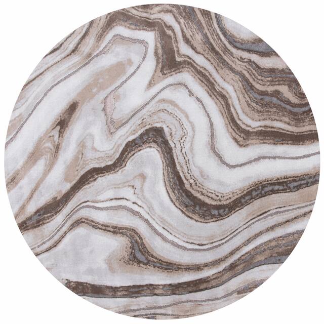 SAFAVIEH Craft Clytie Modern Abstract Marble Pattern Rug