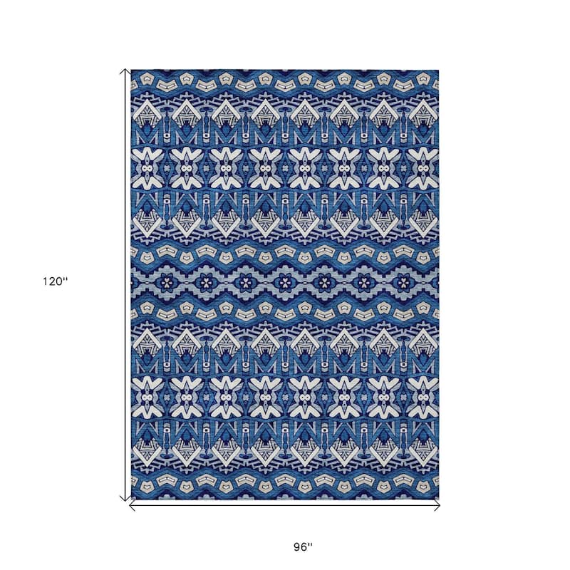 HomeRoots Moroccan Transitional Rectangle Outdoor Rug