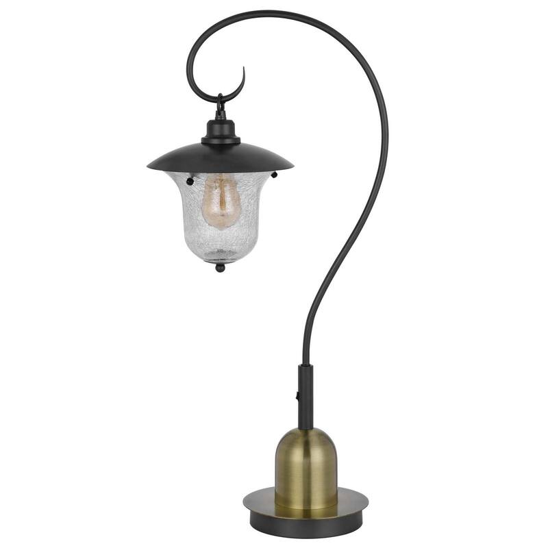 Walcott 32" Height Dark Bronze/Antique Brass Metal Table Lamp - One Size