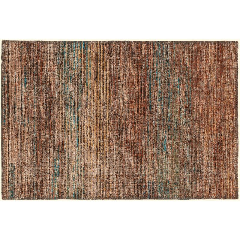 Indoor/ Outdoor Marston Dynamic Transitional Striped Washable Area Rug